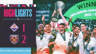 ACF Fiorentina 12 West Ham  Hammers Win UECL  UEFA Europa Conference League Final Highlights [upl. by Orton125]