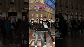 CARLA FAMULARI INSEGNA I TREND A GIOVANNI BELLUCCI A MILANO tiktok webboh neiperte couple perte [upl. by Aritak528]