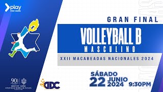 GRAN FINAL Volleyball Masculino B  22 Junio 2024 [upl. by Coe]