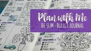 Plan with Me  Stalogy B6 slim Bullet Journal  This could be planner peace [upl. by Noland]