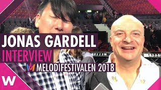 Jonas Gardell quotDet finns en vägquot  Melodifestivalen SF2 Gothenburg Interview [upl. by Aettam]