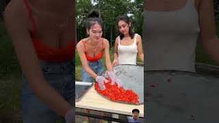 Home Made Chili Sauce Recipe cooking cookingvideo cookingshorts [upl. by Ehudd]