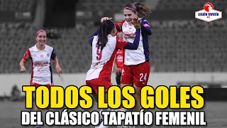 🚨TODOS LOS GOLES del Clásico Tapatío  Atlas Femenil 15 Chivas Femenil [upl. by Ttelrahc]