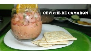 Ceviche de Camarones Delicioso [upl. by Maye929]