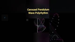 Melodies of Circularly Arranged Pendulums animation mathematics satisfyingvideo satisfying [upl. by Jenkins809]