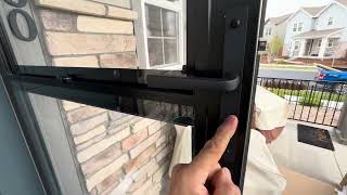 How to Install a Larson Platinum Door with Storm Door Guy  Part 6 [upl. by Eppes995]