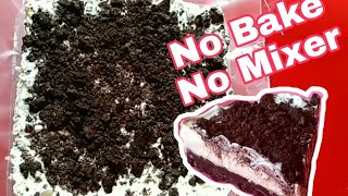 No bake and no mixer Oreo Cheesecake [upl. by Bartie757]