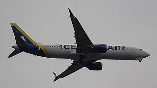 Icelandair Boeing 737MAX 8 TFICG On Flight FI440 Heading To MAN Manchester Airport On 241124 [upl. by Sigismond850]