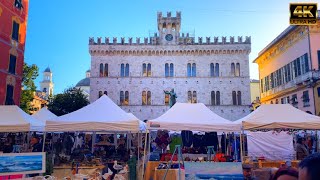 Chiavari  One of The Most Beautiful Town on the Italian Riviera🇮🇹A Day with Flea Market 4K 60fps [upl. by Ena]