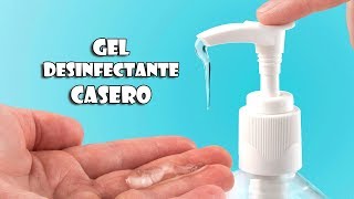 Gel Desinfectante Casero  Receta con sólo 4 Ingredientes [upl. by Adnohr]