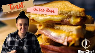 Super rețetă de TOAST cu cașcaval șuncă și sos rosa🥪 by Roxana Blenche [upl. by Atwekk]