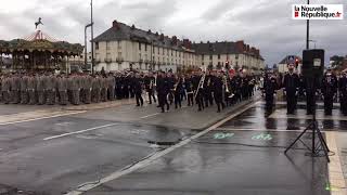 Cérémonie du centenaire de l’armistice de la Première Guerre mondiale à Tours [upl. by Sielen347]