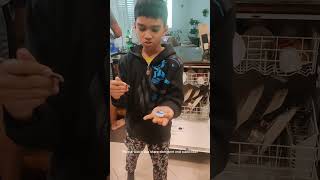 Dishwasher chore amp steps by an 8 year old Prayansh [upl. by Ivets59]