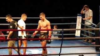 Mirkko Moisar EST vs Soloman Jacob Wickstead UK BaltFight Pro 02 FEB 2013 Tallinn [upl. by Elreath]