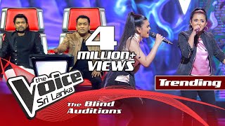 Tiney amp Nawanjana  Hoiya Hoiya හොයියා හෝයියා  Blind Auditions  The Voice Sri Lanka [upl. by Assert]