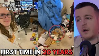 Streamer Cleans His Room For The First Time In 20 Years [upl. by Nostets]