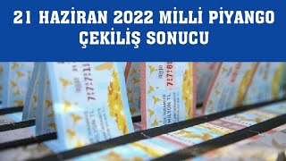 Milli Piyango Çekiliş Sonuçları 21 Haziran 2022 [upl. by Ecined]