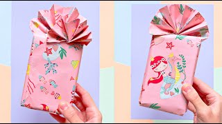 Gift Wrapping Tutorial  How to Wrap a Box  DIY Gift Packing Idea [upl. by Enyahs6]