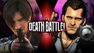 Leon Kennedy VS Frank West Resident Evil VS Dead Rising  DEATH BATTLE [upl. by Daiz198]