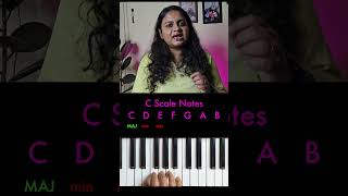 Chords in a Scale pracheta pianotutorial onlineclasses [upl. by Fabria]