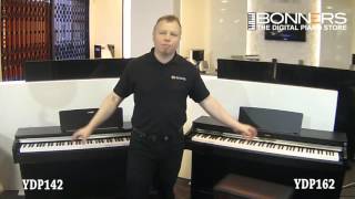 Yamaha Arius YDP142 vs YDP162 Demo Comparison Bonners Music UK [upl. by Bianca]