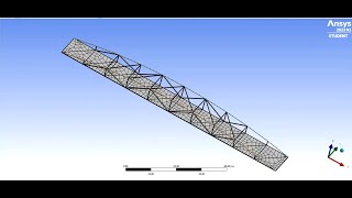 Ansys 23 Bridge simulation [upl. by Cindee9]