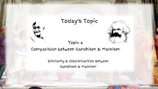 Comparative Analysis of Gandhism amp Marxism BA LLB II Semester Dr Lata [upl. by Rinum]