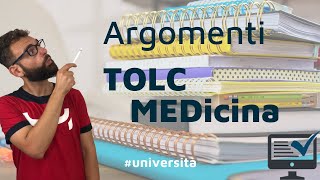 Cosa studiare per il TEST di MEDICINA  argomenti TOLC MED [upl. by Fausta534]