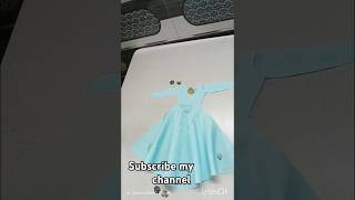 Sumple gown cutting and stitchingfrock cutting and stitchingsorts fashion video [upl. by Nimajeb820]