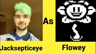 Jacksepticeye As Flowey😊 [upl. by Rella]