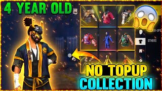 FREE FIRE S1 NO TOPUP COLLECTION⚡⚡ Garena Free fire Max [upl. by Ahsiyn]