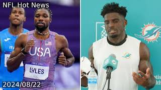 Noah Lyles details conditions for agreeing to race against Tyreek Hill [upl. by Aninaig]