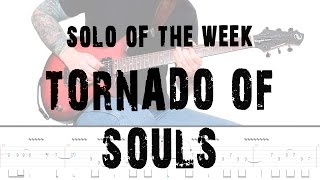 Solo Of The Week 37 Megadeth  Tornado of Souls [upl. by Dickey]