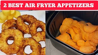 2 EASY AIR FRYER APPETIZERS RECIPES  SNACKS  DESSERTS TO MAKE AT HOME [upl. by Enirhtac]