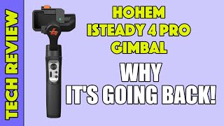 Hohem ISteady Pro 4  Issues Problems [upl. by Arodasi27]