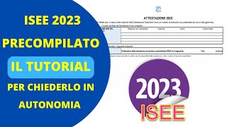 ISEE 2023  IL TUTORIAL per chiederlo in autonomia [upl. by Aivizt]