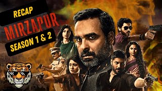 Mirzapur Recap Season 1 and 2  Full Story Explained  Everything you need to know before Season 3 [upl. by Korwin]