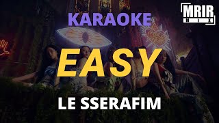 LE SSERAFIM 르세라핌  EASY KARAOKE Instrumental With Lyrics [upl. by Salangia869]