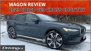 2023 Volvo V60 Cross Country  Wagon Review  Drivingca [upl. by Asin]