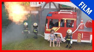 Playmobil Film deutsch  DIE FEUERWEHR KOMMT  PlaymoGeschichten  Kinderserie [upl. by Peper]