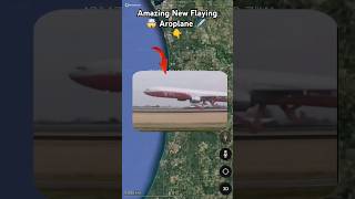 Amazing New Flaying Aroplane ✈️😱 on google maps and google earth 🌎 shots hrgoogleearth [upl. by Ednutey]