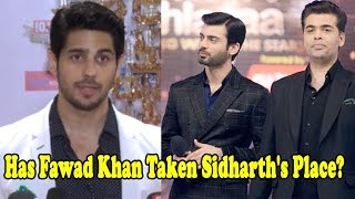 Has Fawad Khan Taken Sidharth Malhotras Place In Karan Johars Favourite List [upl. by Tnairb]