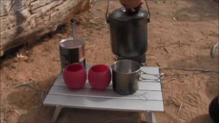 Ultralight Wood Burning Firebox G2 Nano Backpacking Stove Boiling Water [upl. by Nguyen]