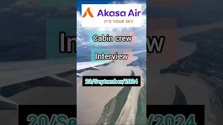 Akasa air Interview youtubeshorts foryou trending cabincrew aviation [upl. by Tarkany]