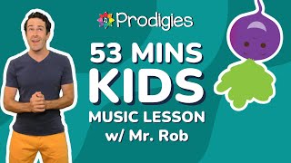 Learn Music Singing amp Rhythm  Mr Rob Compilation for Kids  Solfege Rhythm Colors Notes [upl. by Airamas]