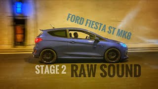 Ford Fiesta ST MK8  Stage 2  Acceleration Sounds RAW [upl. by Yderf]