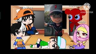 MechaMato amp friends  boboiboy  Reaction to boboiboy random  subscribe shorts like boboiboy [upl. by Pollitt395]