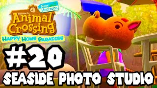 Animal Crossing Happy Home Paradise  Part 20  Seaside Photo Studio [upl. by Loretta74]