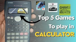 Top 5 Games to play in Calculator [upl. by Franni279]