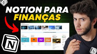 Como Fazer Controle de Ganhos e Gastos no Notion  Notion para Finanças [upl. by Eliades]